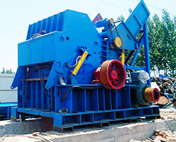 Scrap steel and aluminum crusher body