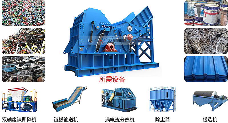 金屬粉碎機(jī)工作流程