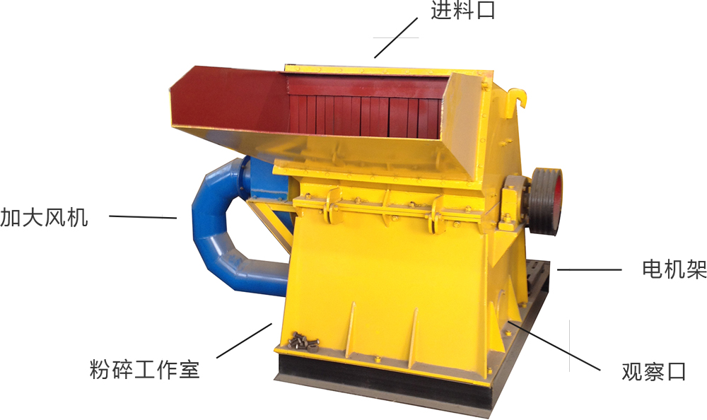 鋸末粉碎機結(jié)構(gòu)圖